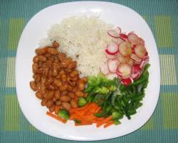 rice with beans and vegetables